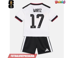 Lacne Dětský Futbalové dres Nemecko Florian Wirtz #17 MS 2026 Krátky Rukáv - Domáci (+ trenírky)